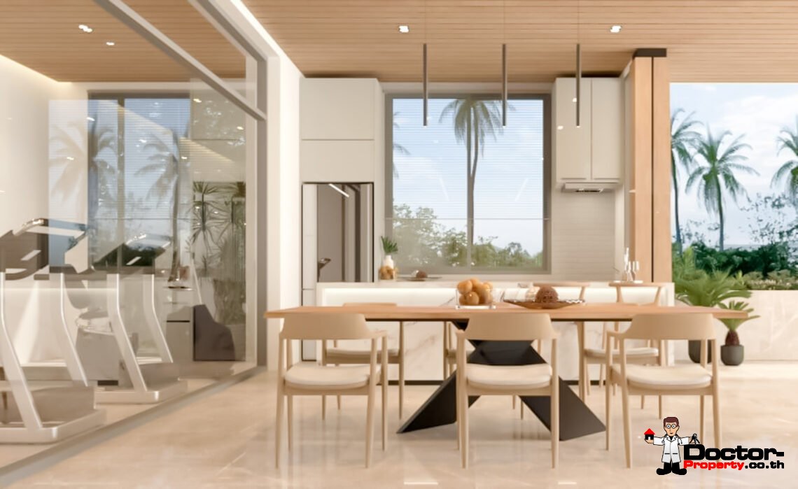 New Luxury 4 Bedroom Stunning Sea View in Bophut, Koh Samui – For Sale